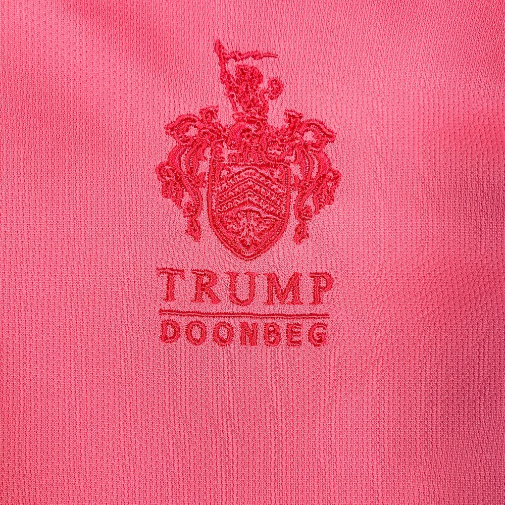 New Galvin Green Womens Trump Pink‎ Golf Polo Shirt XL Doonbeg Megan